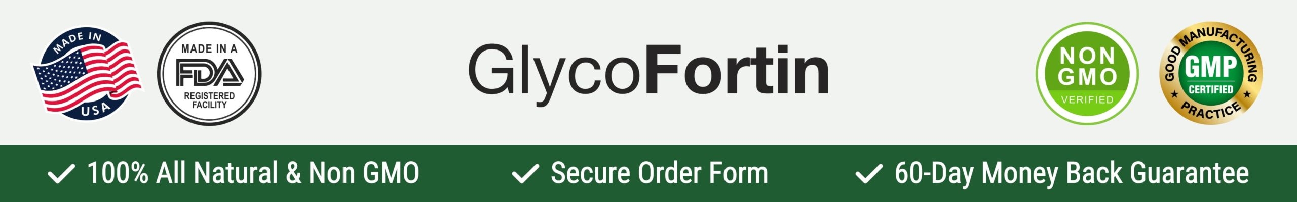 GlycoFortin checkout banner