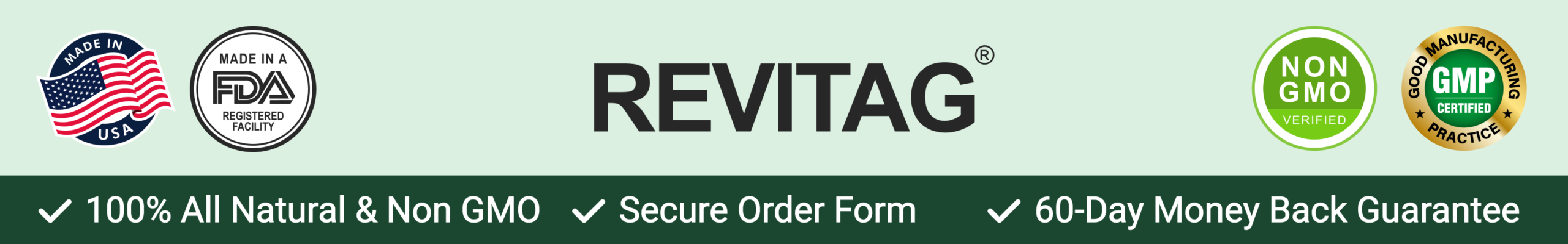 ReviTag product promotional banner