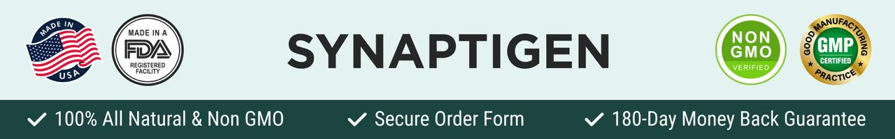 Synaptigen product and lifestyle banner