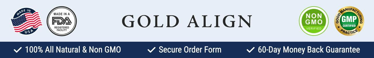 GoldAlign product label and supplement facts